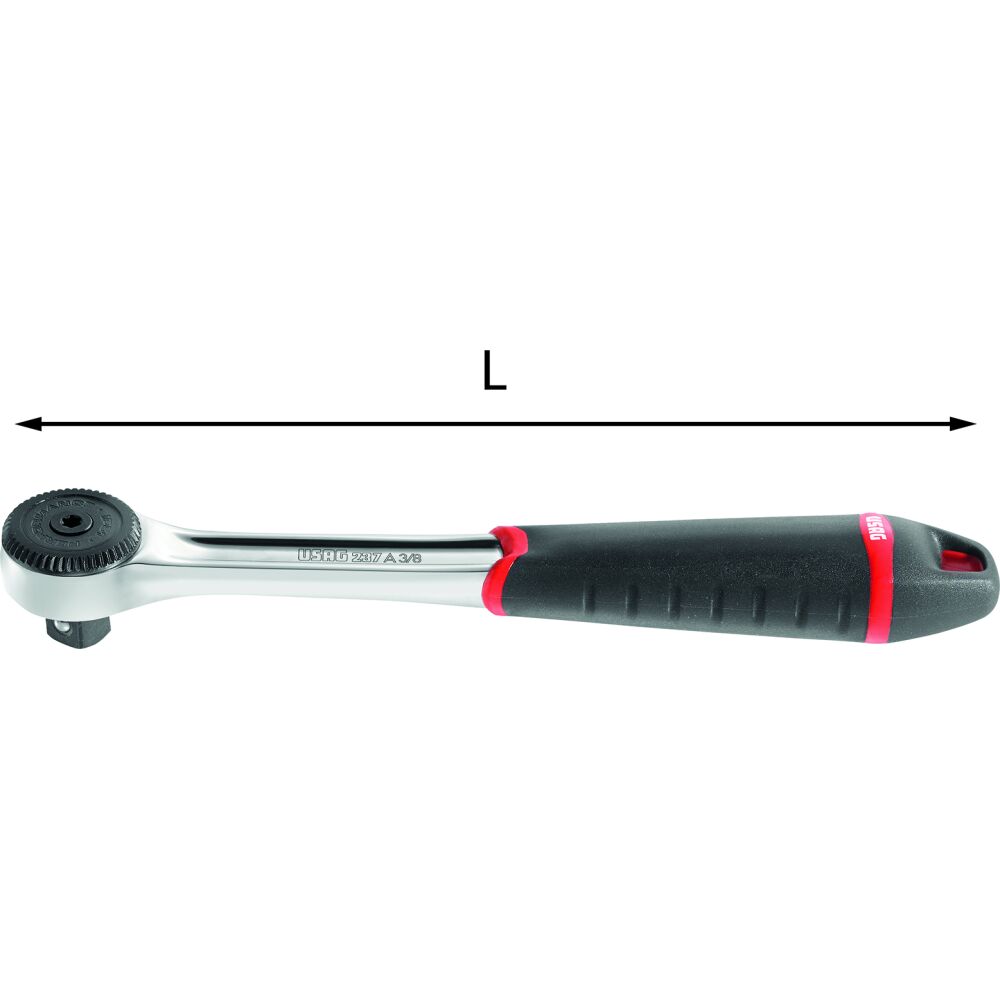 USAG U02370104 USAG 237 A 3/8 REVERSIBLE RATCHET MM 180
