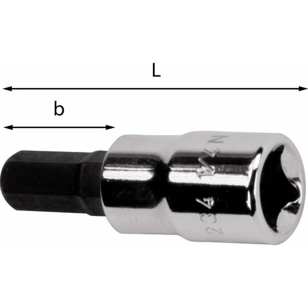 USAG U02341024 USAG 234 3/8 N SOCKET BITS MM 5