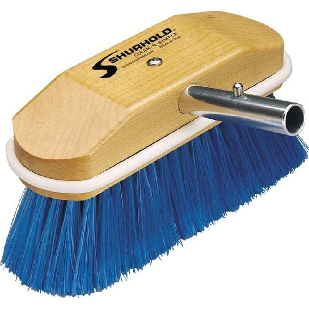 Shurhold 310A 8” Extra Soft Hull Brush Blue - Image 2