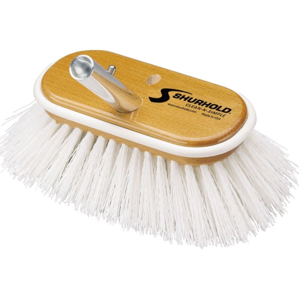 Shurhold 950 6" Deck Brush With Extra Stiff White