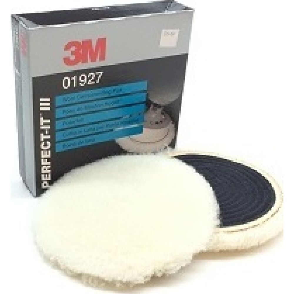 3M 01927 Wool Compound Pad 133mm