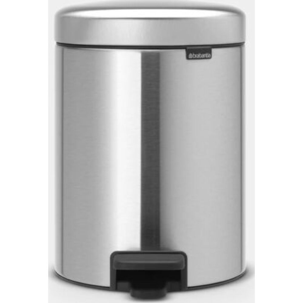 Brabantia Bin Newicon Matt Steel Fingerprint Proof 5l