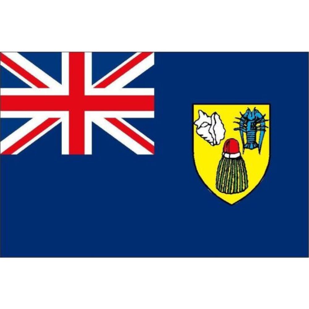 Turks & Caicos Flag 50x75