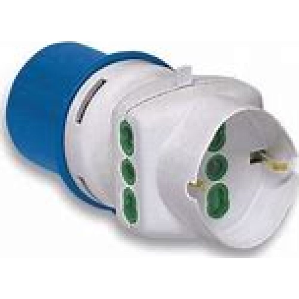 FANTON 73001 PLUG ADAPTOR 2P+T 16A