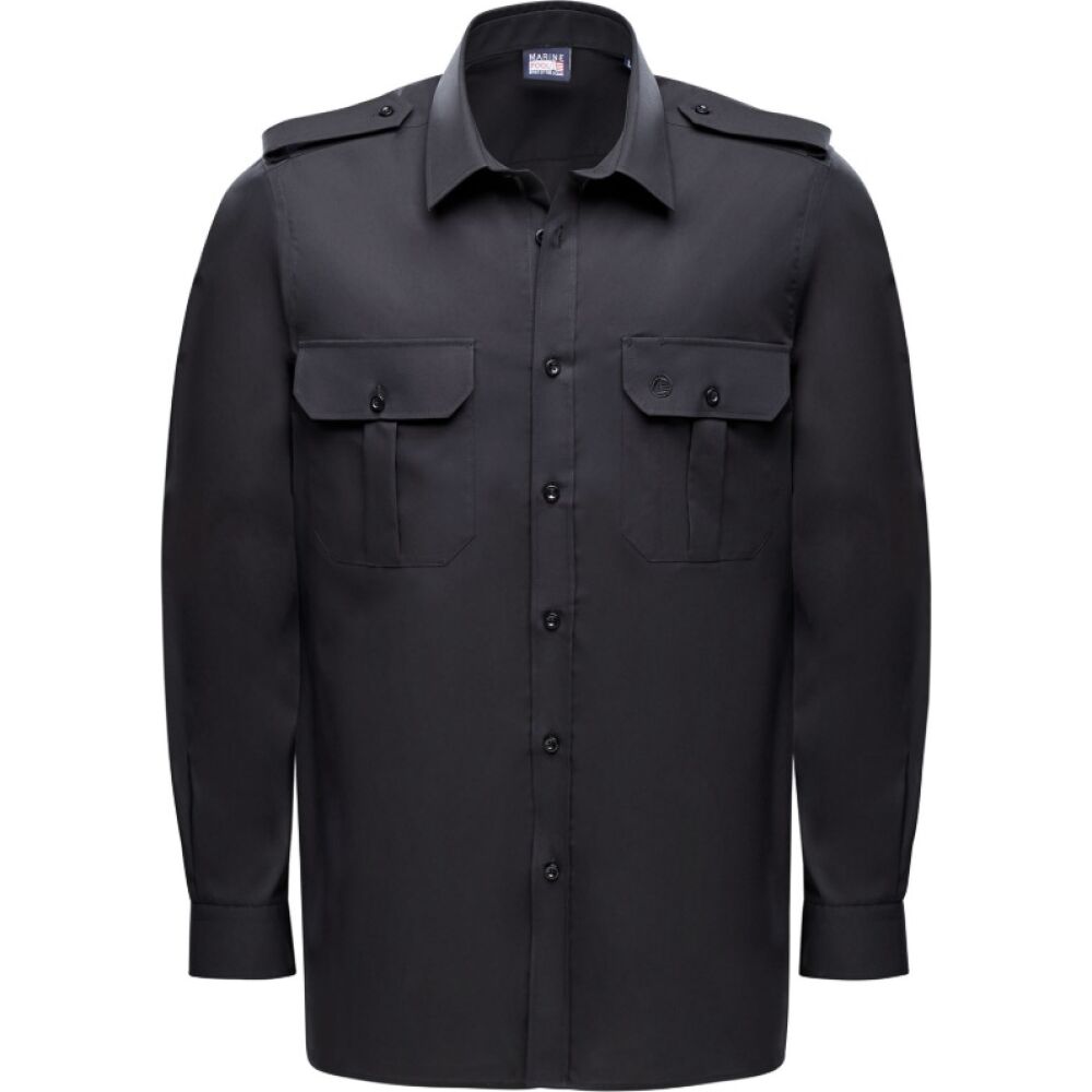 MARINEPOOL  MEN'S CAPTAIN SHIRT BLACK - Image 2