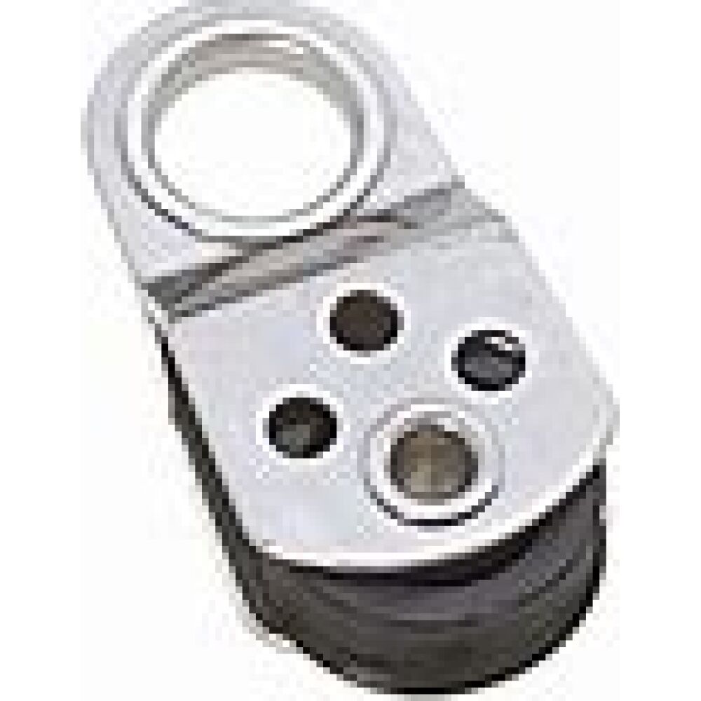 VIADANA 08.11 TRIPLE BLOCK WITH BECKET AND CLEAT FOR 5MM LINE B.L.300KG